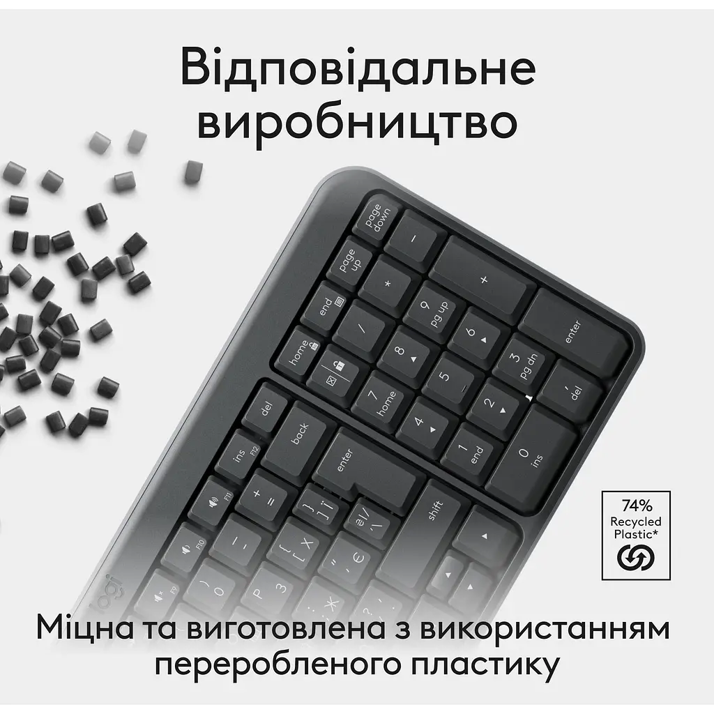Клавиатура Logitech K250 Graphite (920-013822) [141505] - фото 4