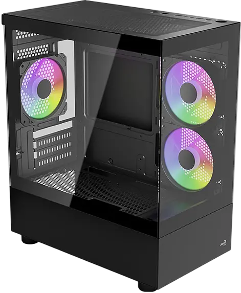 Корпус Aerocool Viewport Mini-G-BK-v2 ARGB Black (ACCM-ES09133.11) - фото 2