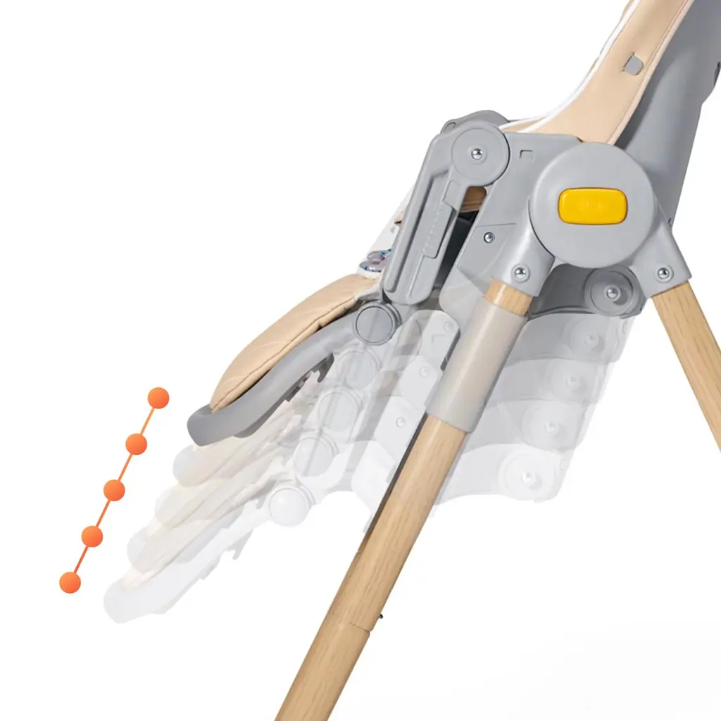 Стільчик для годування Kinderkraft Lastree Grey 2 в 1 (5902533917174) - фото 11