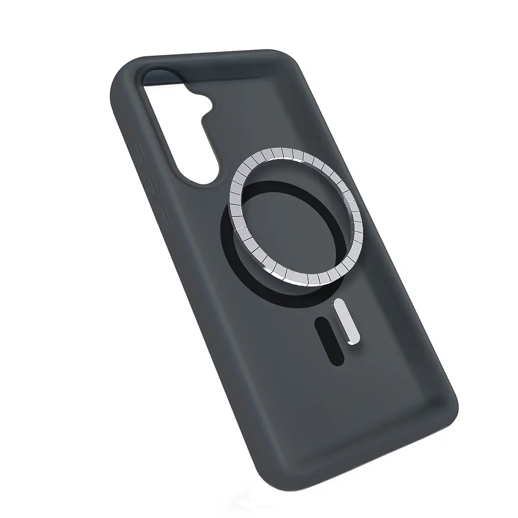 Чохол MAKE Samsung S26 Plus Silicone Aura Magnet Black - фото 4