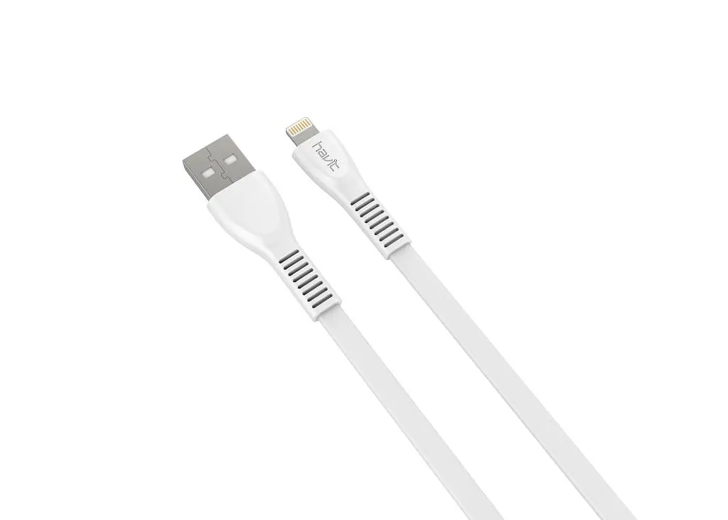 Кабель Havit HV-H610 USB - Lightning 1.8 м белый (HV-H610 1.8m) - фото 2
