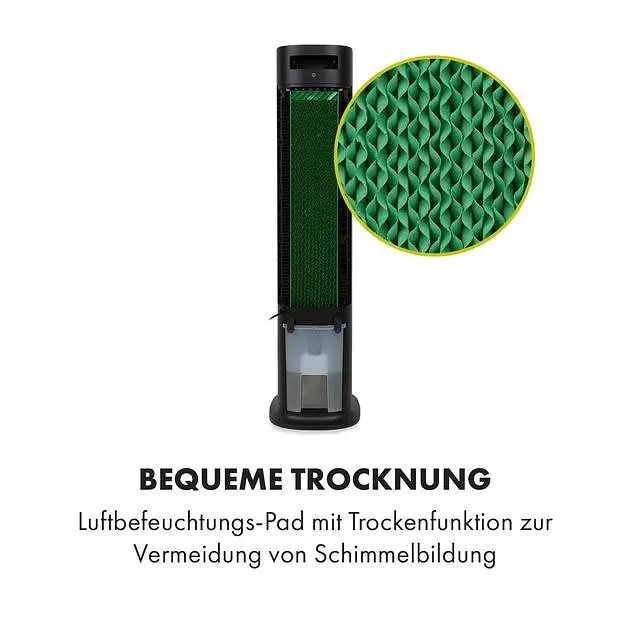 Мобильный кондиционер вентилятор Klarstein Skytower Grand Smart 480 м3/ч (10035817) - фото 5