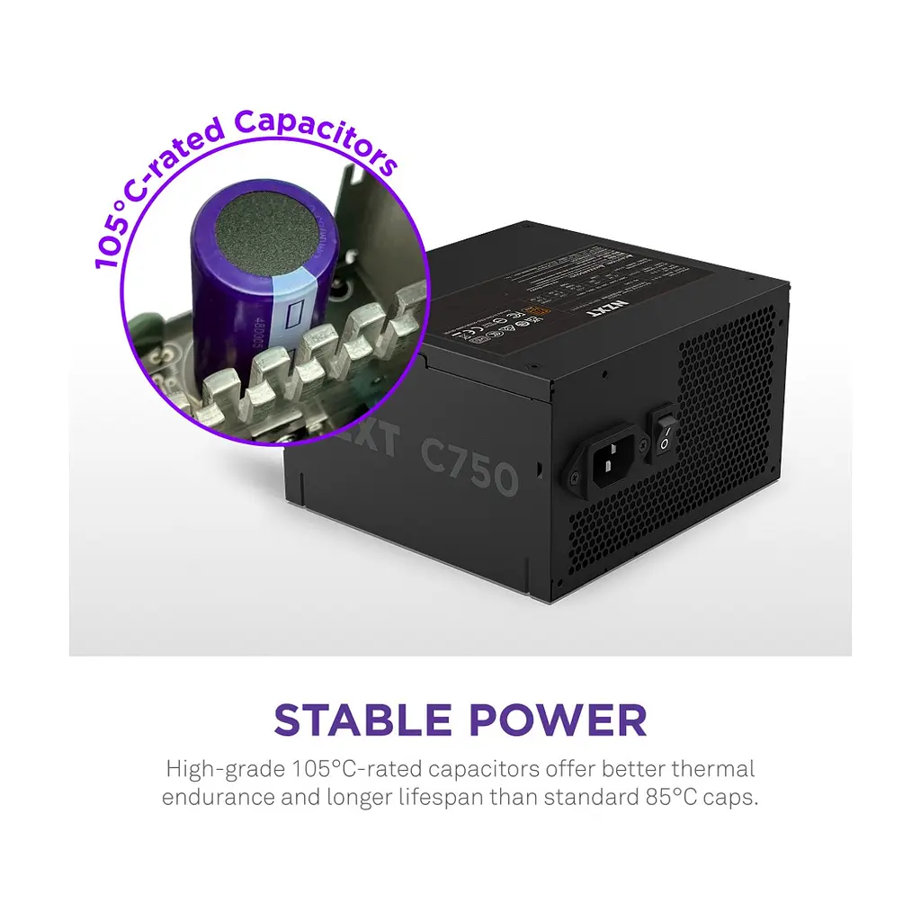 Блок живлення NZXT 750W (PA-7B3BB-EU) - фото 4