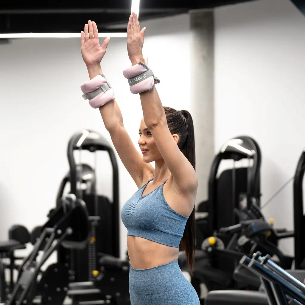 Обважнювачі Gymtek для рук і ніг 2 х 0,75кг рожевий - фото 8