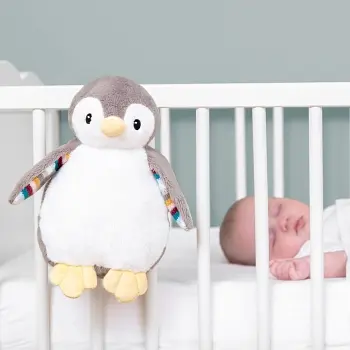 Комфортер Zazu Пінгвін з заспокійливими мелодіями та записом голосу, білий (ZA-PHOEBE-01) - фото 4
