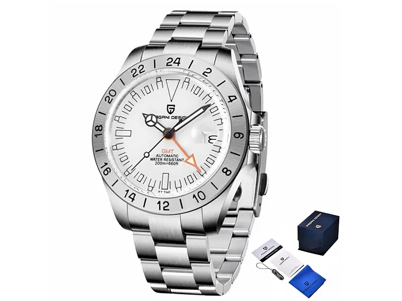 Чоловічий наручний годинник PD-1693 Silver-White Pagani Design acs0031124 - фото 2