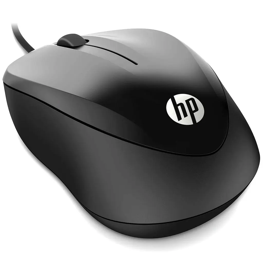Компьютерная мышка HP 1000 Wired Mouse 3 кн. 1200 dpi черная (4QM14AA) - фото 5