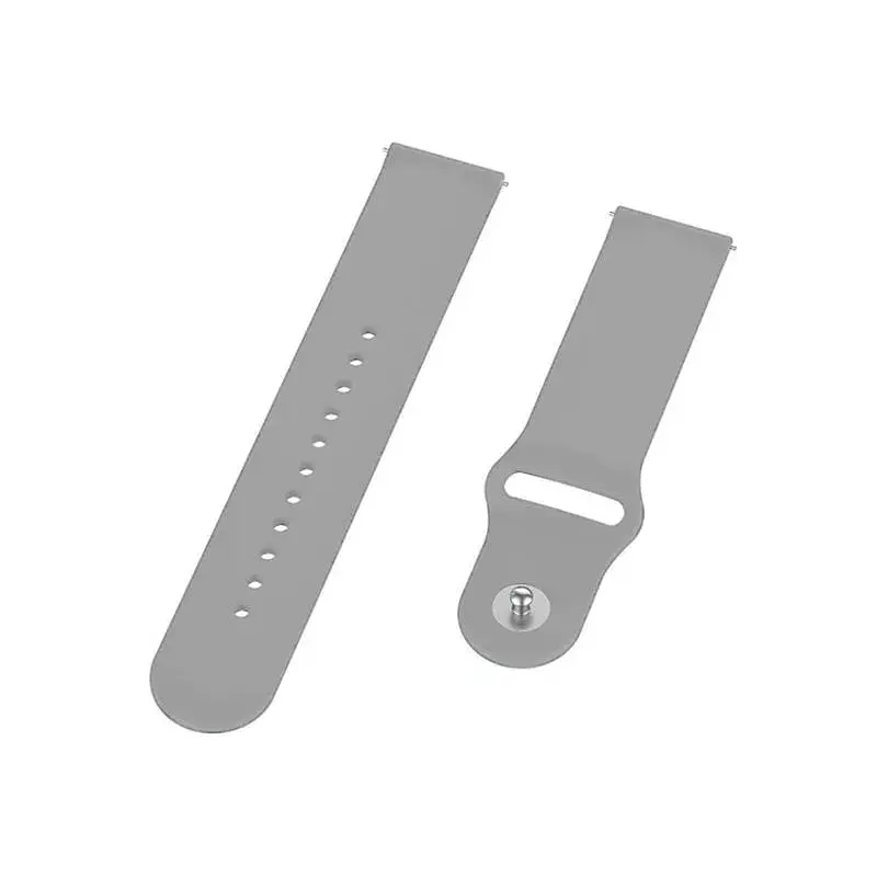 Силіконовий ремінець BeCover для Amazfit Stratos 1/2/2S/3/GTR 2/GTR 47mm/GTR Lite 47mm/Nexo/Pace Gray (706380) - фото 3