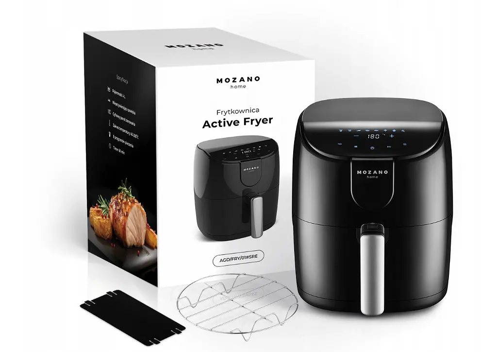 Аэрофритюрница Mozano Active Fryer Silver - фото 6