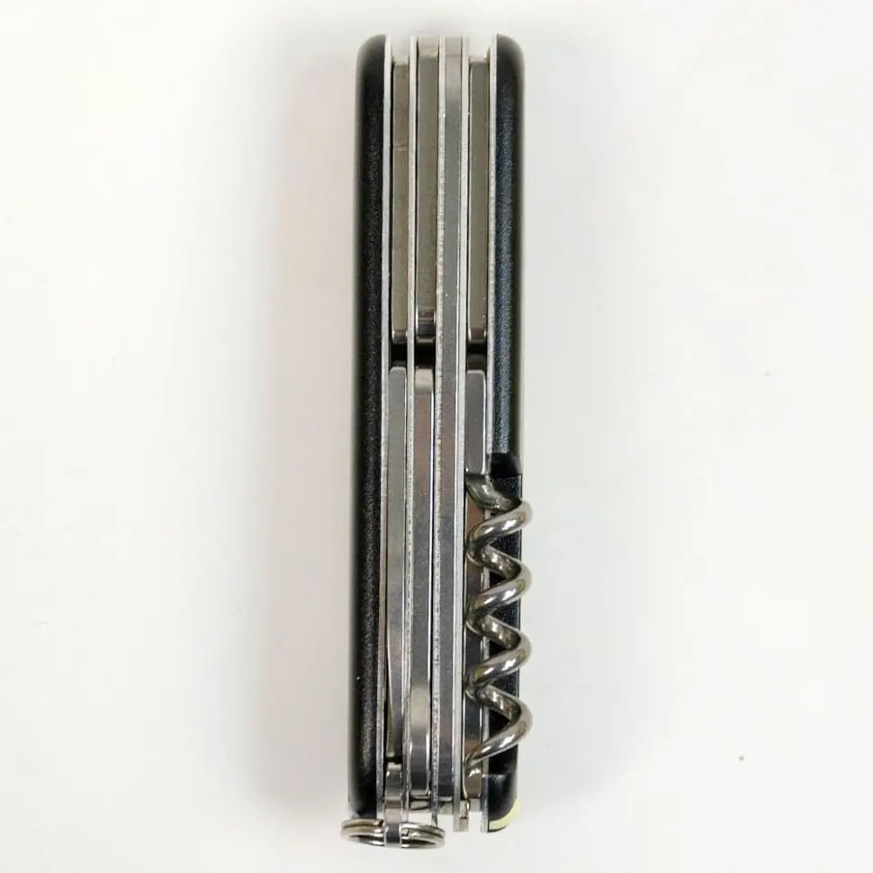 Ніж Victorinox Huntsman Mat 91мм 15функ чорн.мат/жовт.лого - фото 8