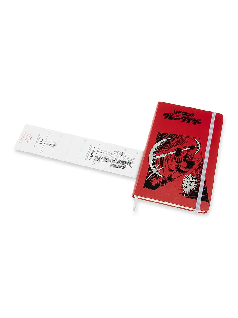 Записник Moleskine Go Nagai Super Robot середній, Нелінований Червоний (LEGNQP062D) - фото 6