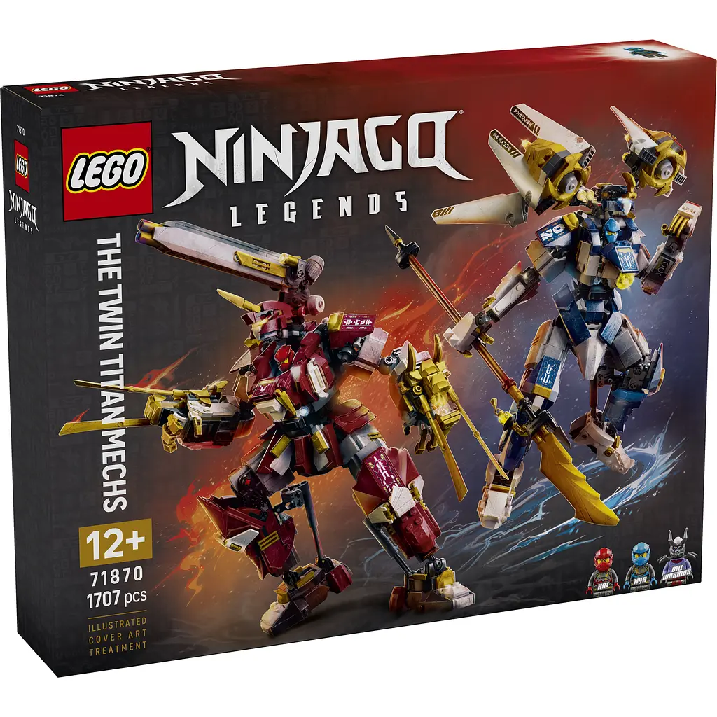 Конструктор LEGO Ninjago Близнюки роботи-Титани (71870) - фото 5