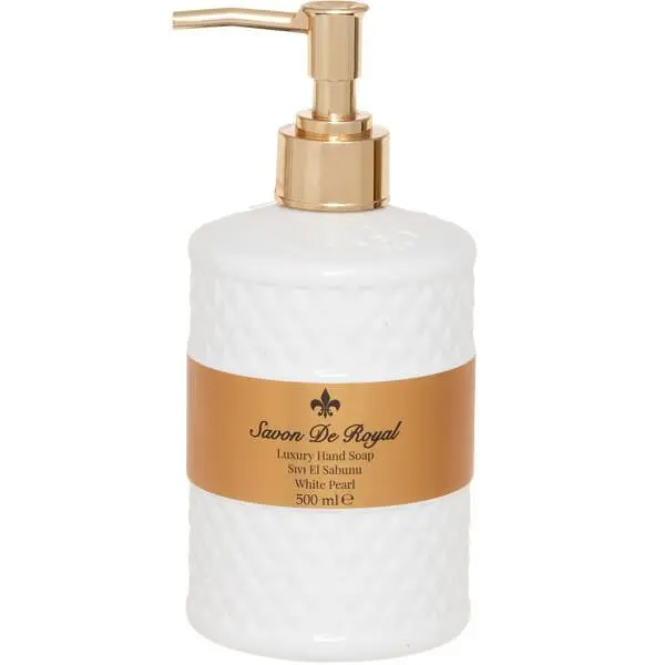Крем-мило рідке Savon De Royal Luxury Hand Soap White Pearl 500мл. - фото 4