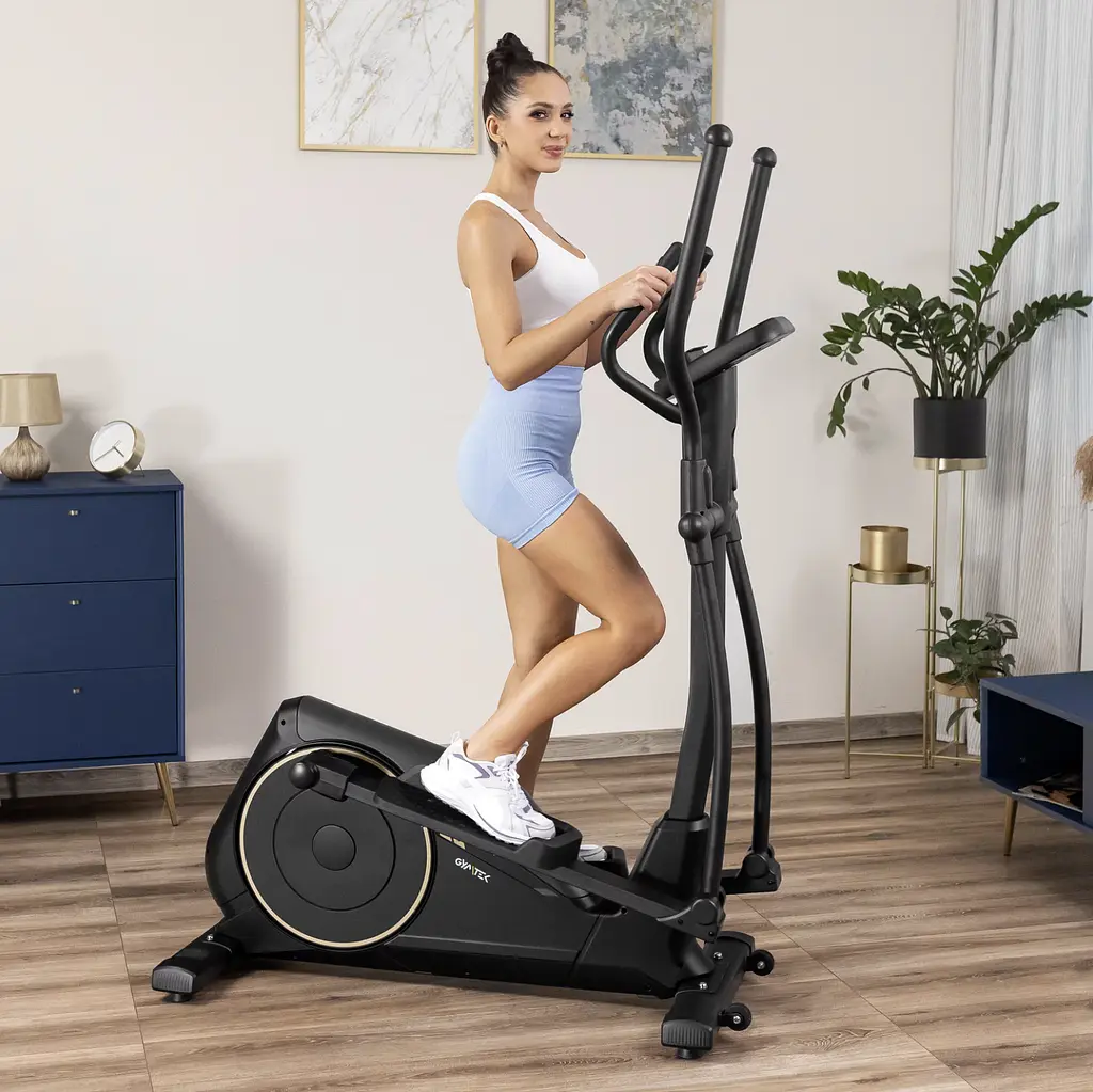 Орбітрек Gymtek XC4500 електромагнітний золотий - фото 2