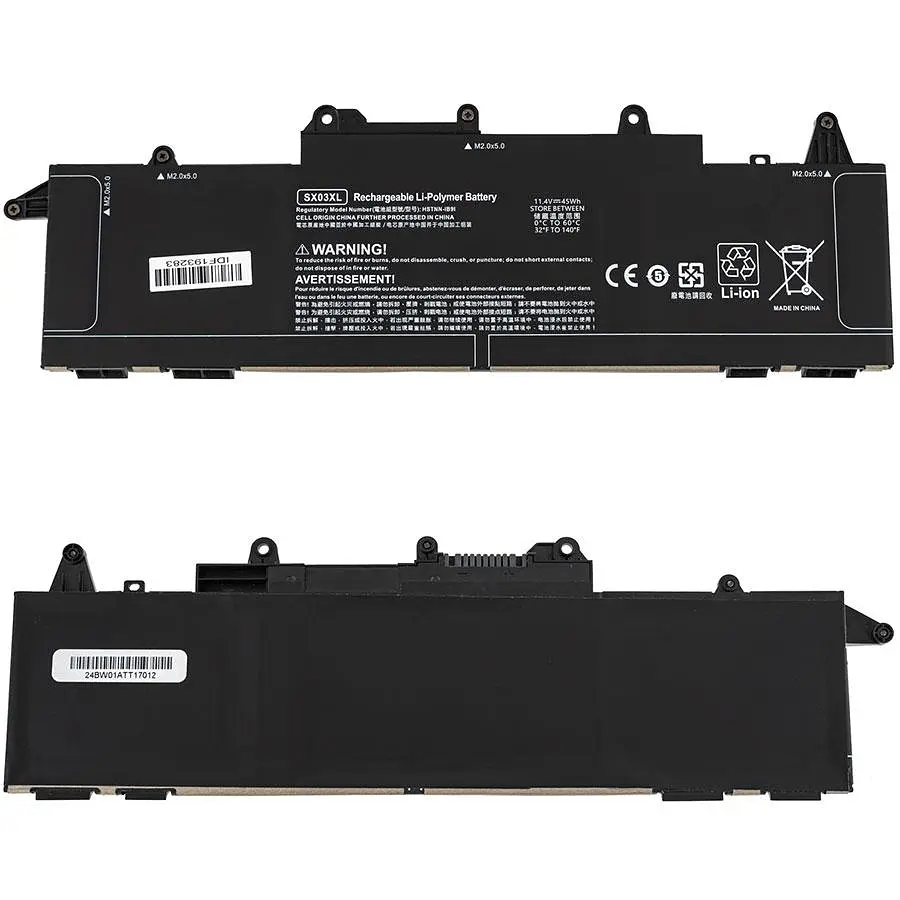 Батарея Hewlett Packard для ноутбука HP SX03XL (ProBook x360 435 G7 435 G8) 11.4V 3947mAh 45Wh Чорний - фото 2