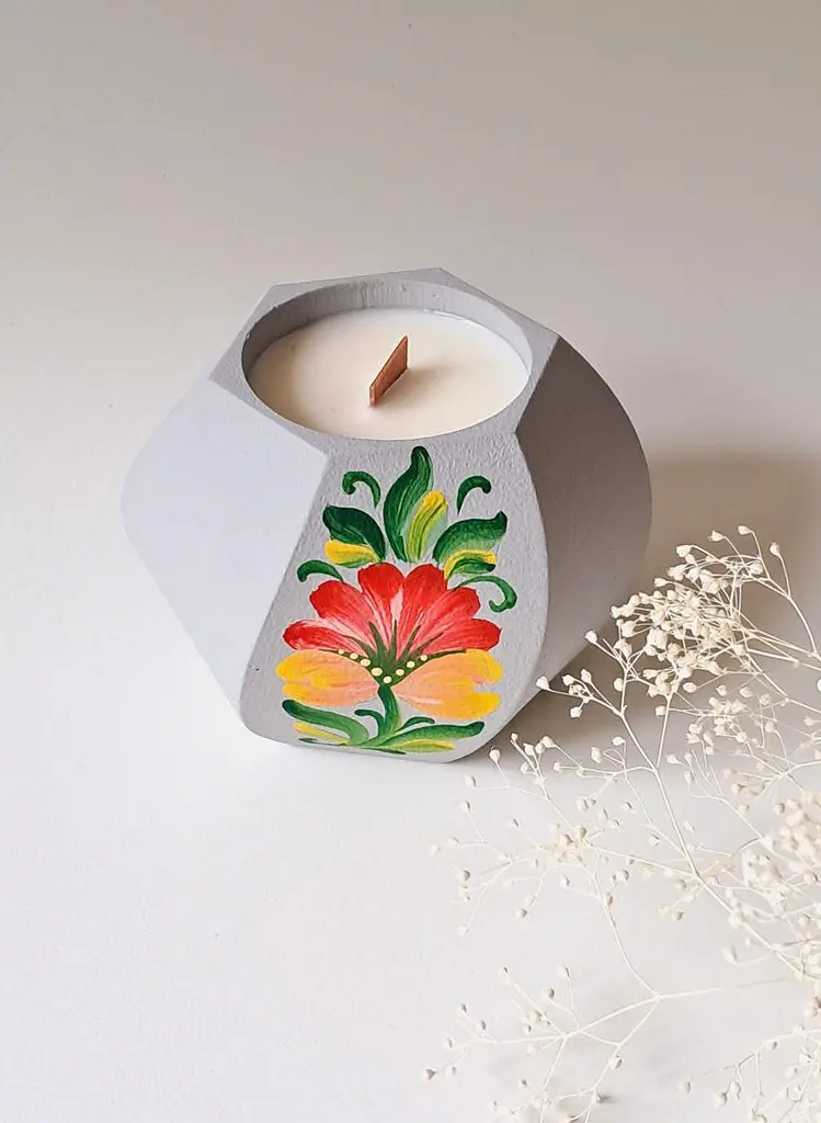 Еко свічка ручної роботи Svich Shop у подарунковій коробці - фото 3
