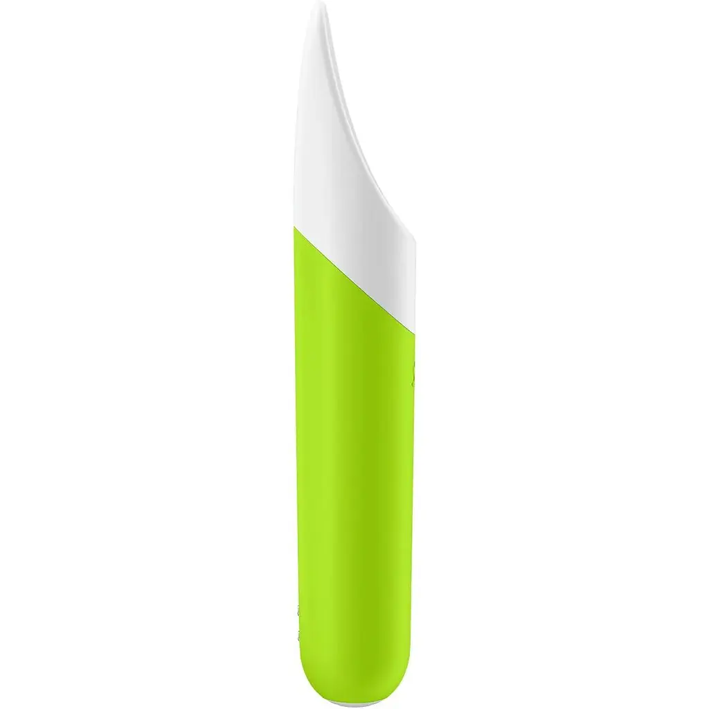 Минивибратор с гибким язычком Satisfyer Ultra Power Bullet 7 Green - фото 3