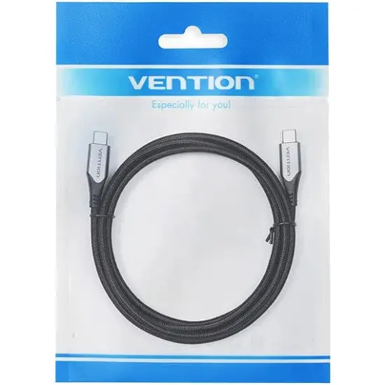 Кабель USB 3.1 Type-C M-M, 0.5м 60W Cotton Braided Vention - фото 3