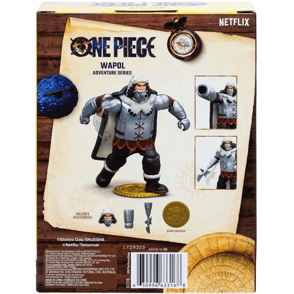 Колекційна фігурка Moose One Piece Wapol з артикуляцією (63316) - фото 11