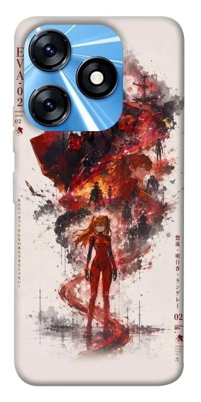 TPU чохол Demsky Red eclipse для TECNO Spark 10 Pro