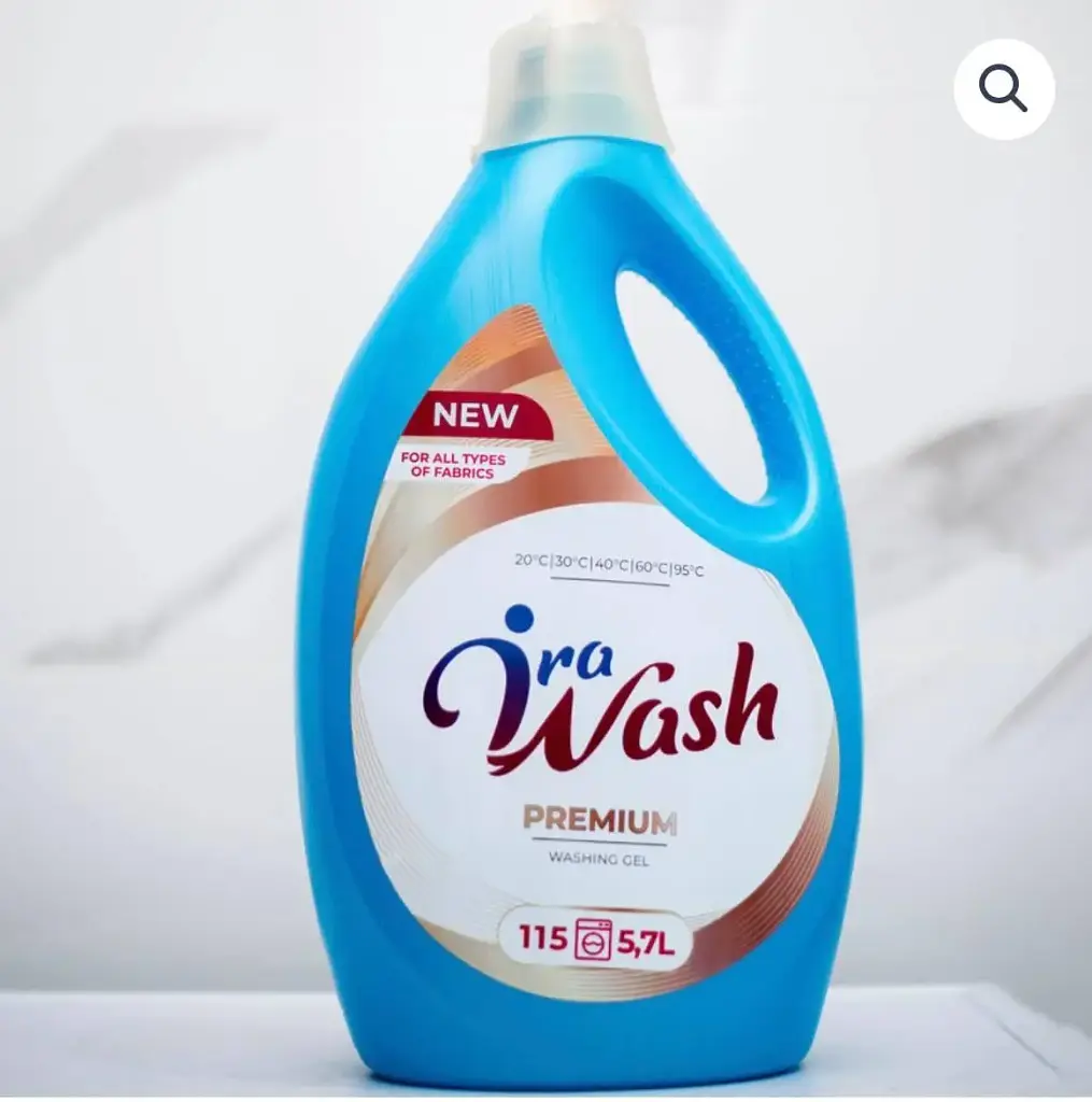 Гель для прання кольорової та світлої білизни Irawash Premium 5,7 л