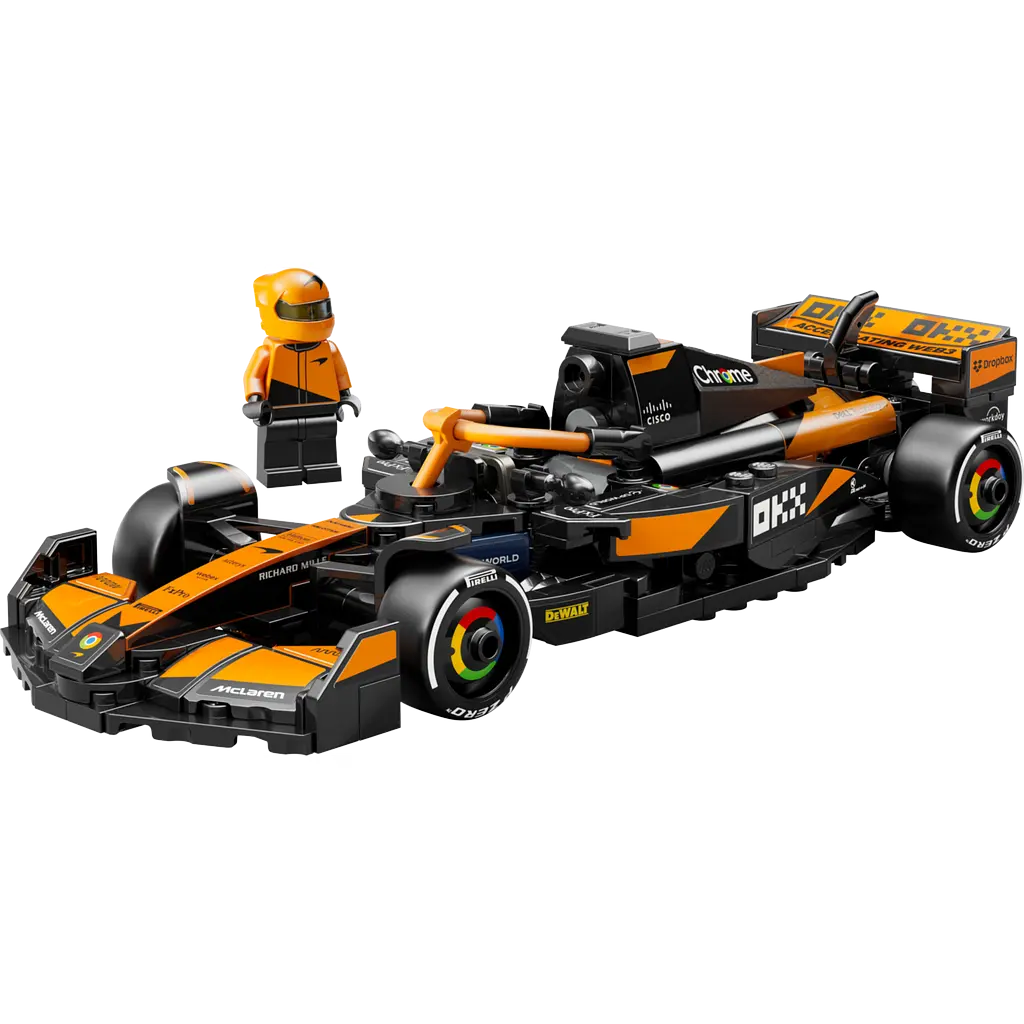 Конструктор LEGO Speed ​​Champions Автомобиль для гонки McLaren F1 269 деталей (77251) - фото 3