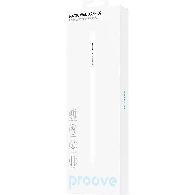 Стилус Proove Stylus Magic Wand ASP-02 Universal Version White (STA200010002) [100907] - фото 5