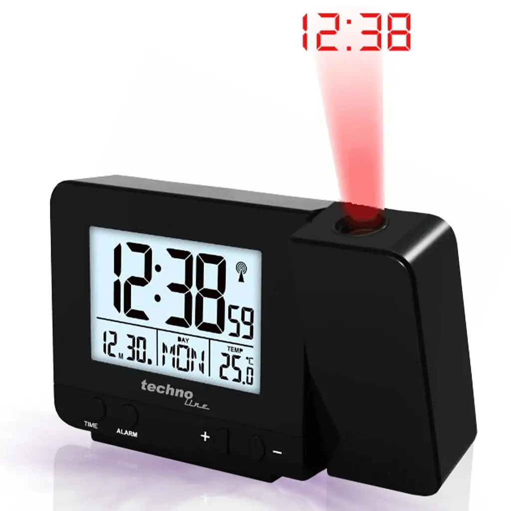 Годинник проекційний Technoline WT546 Black (WT546) - фото 2