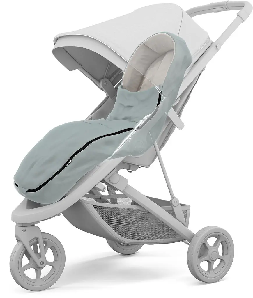 Теплий конверт-накидка Thule Stroller Footmuff Alaska Blue (TH 11200322) - фото 3