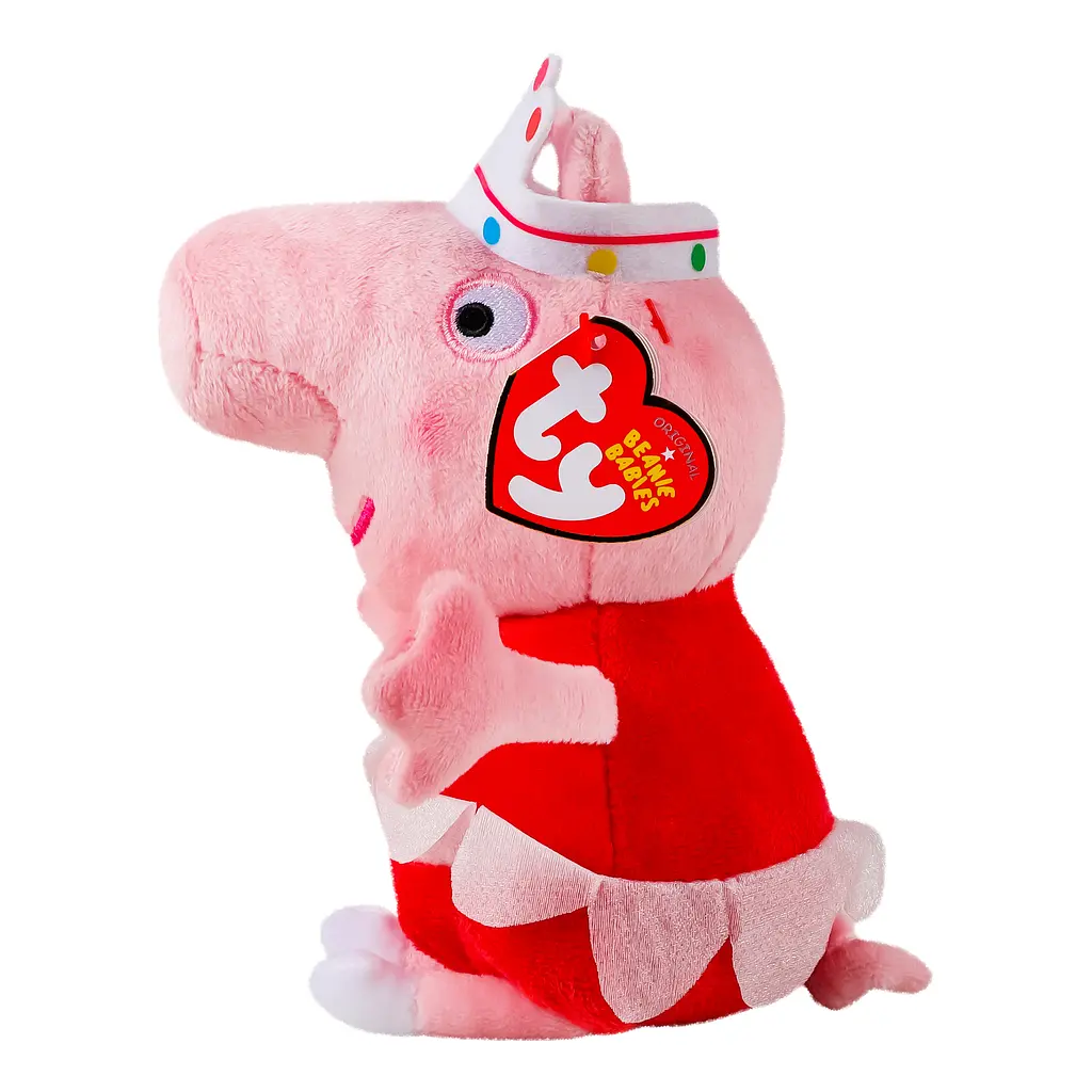 М'яка іграшка TY Peppa Pig Балерина Пеппа 15 см рожева (46151) - фото 4
