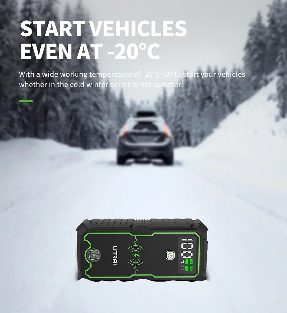 Пуско-зарядний пристрій 2500A 12V UTRAI JS-1 Pro Jump Starter Utrai Jstar One - фото 9