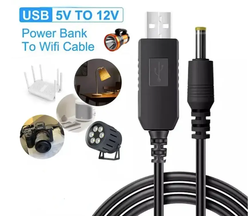 Кабель для роутеров GRAND USB-DC 5.5/2.5 повышение напряжения до 12V - фото 4