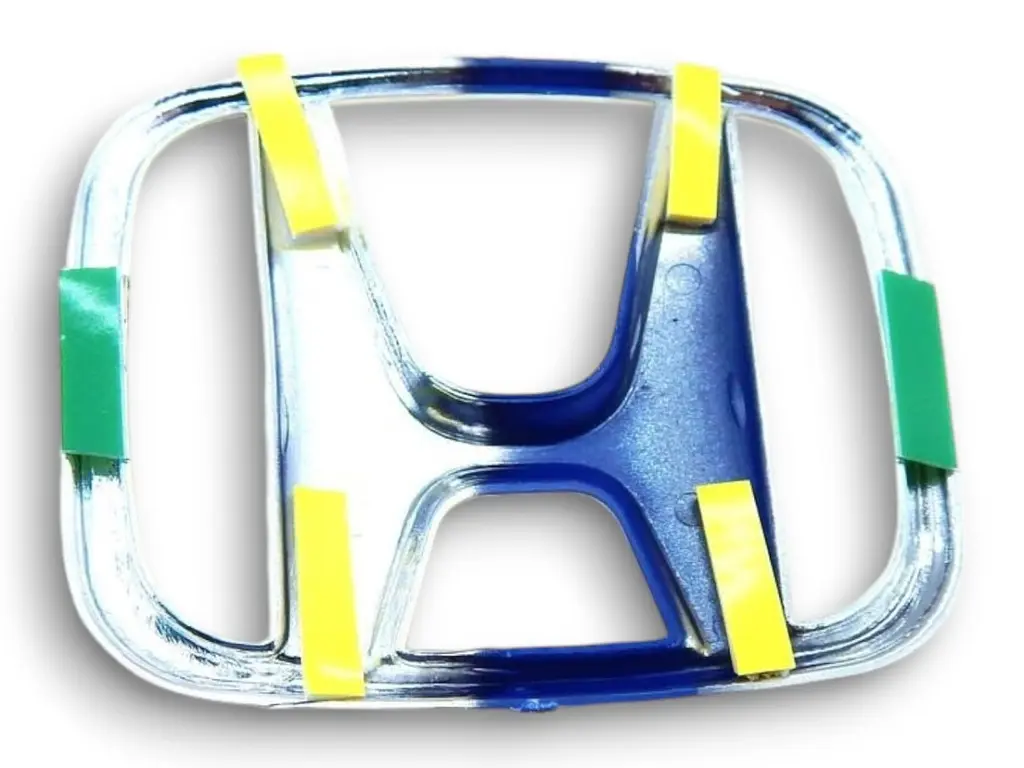 Емблема решітки задня для Honda Хром 92х75 мм Пластик (на скотчі та 2 вусики по центру) тонка (Завод) - фото 3