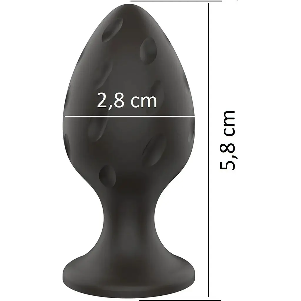 Анальний силіконовий плаг Boss Of Toys Boss Series - silicone Anal Plug S 2,8 cm, BS7800019, Чорний - фото 6