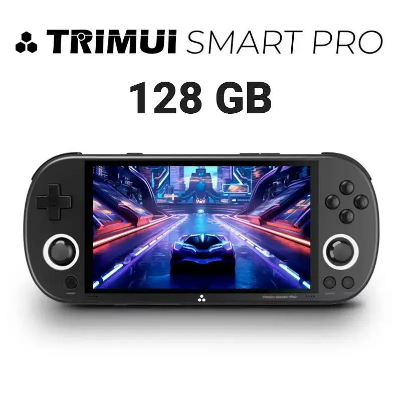 Приставка ігрова консоль TRIMUI Smart Pro 128 ГБ (PlayStation PSP, Sega, Nintendo) Black - фото 2