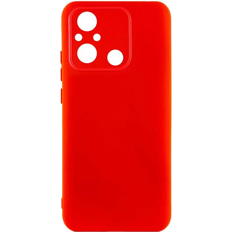 Чохол TPU GETMAN Liquid Silk Full Camera для Xiaomi Redmi 12C Червоний / Red