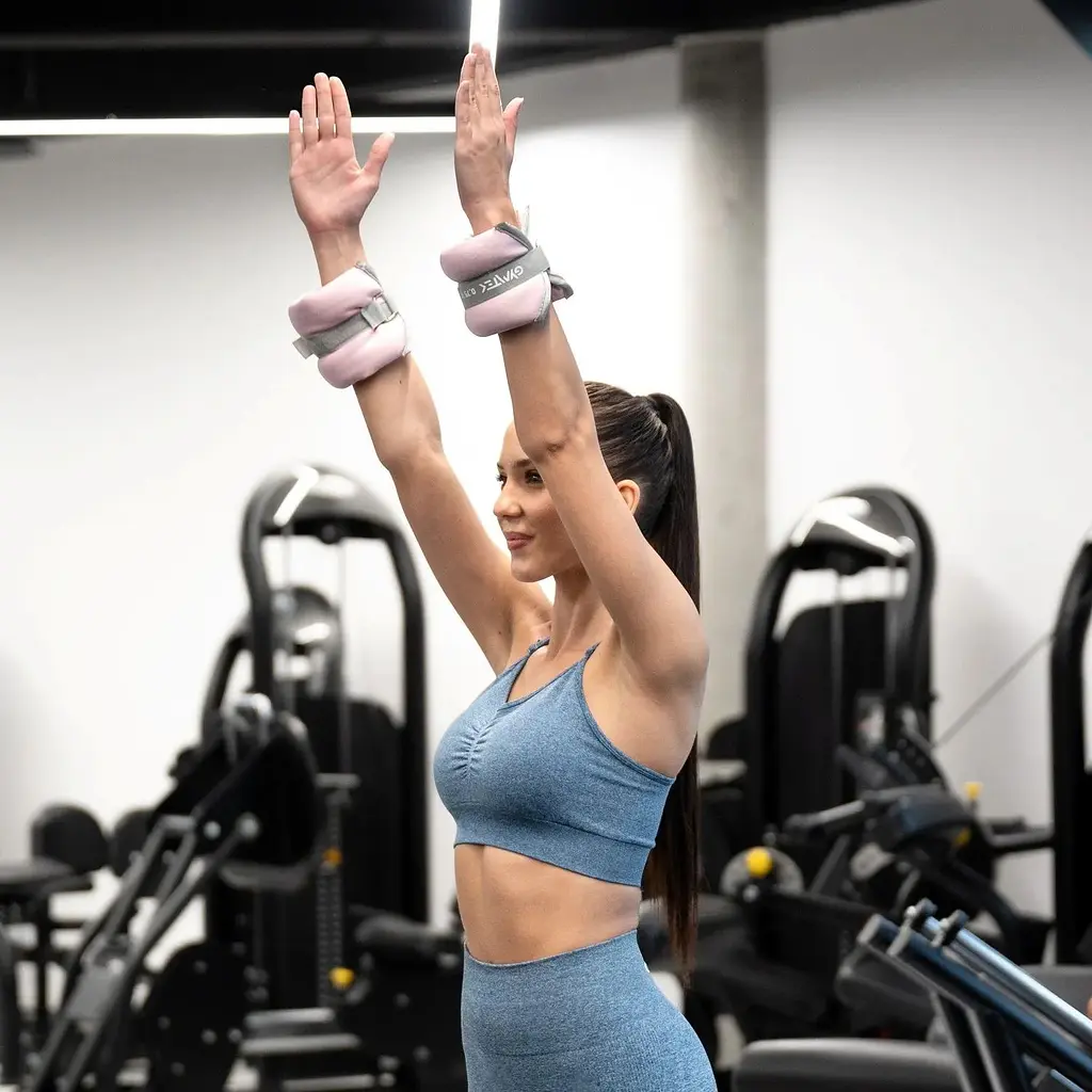 Утяжелители Gymtek для рук и ног 2 х 0,75кг розовый - фото 8