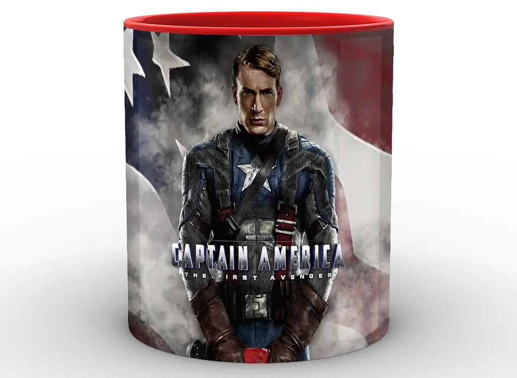 Кружка GeekLand Капітан Америка Captain America прапор у серпанку CA.02.012 - фото 8