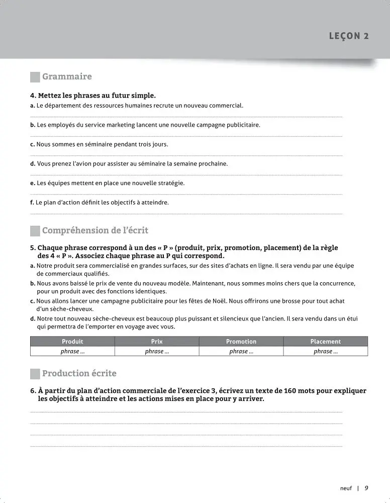 Quartier d'affaires B1 Cahier d'activités - фото 5