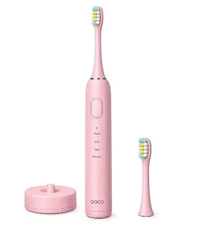 Зубна щітка електрична Xiaomi DOCO vibrating electric toothbrush Pink