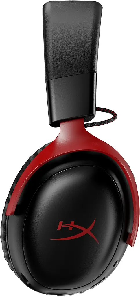 Гарнітура HyperX ігрова Cloud III WL/USB-A/USB-C чорно-червоний (77Z46AA) - фото 5