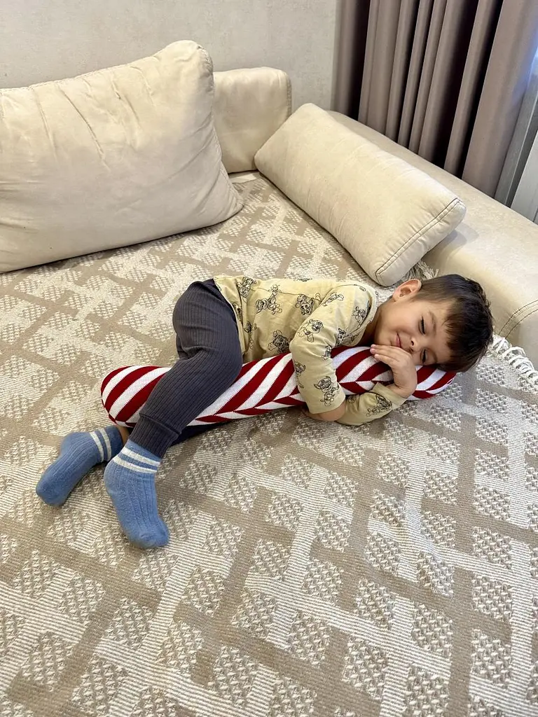 Декоративна подушка Прованс новорічна Тростина 60 см (38425) - фото 7