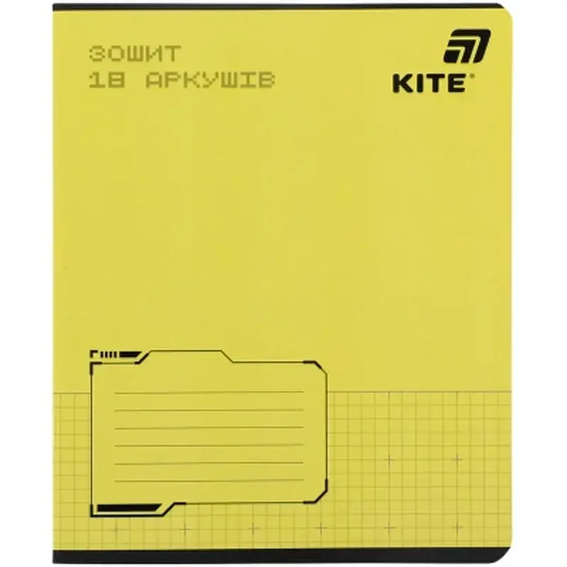 Зошит Kite One color, 18 аркушів, клітинка (K26-236-1) - фото 11