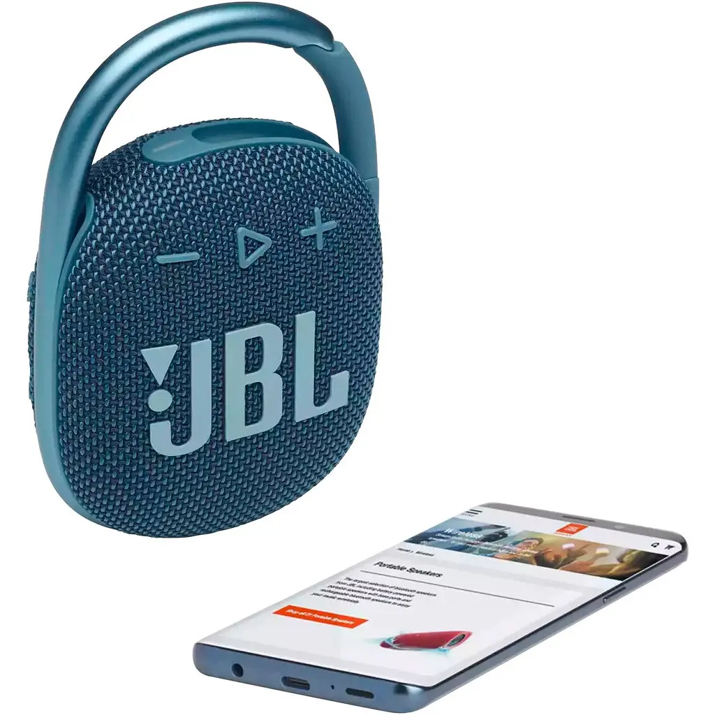 Портативна акустика JBL Clip 4 Eco Blue [JBLCLIP4ECOBLU] [86214] - фото 7