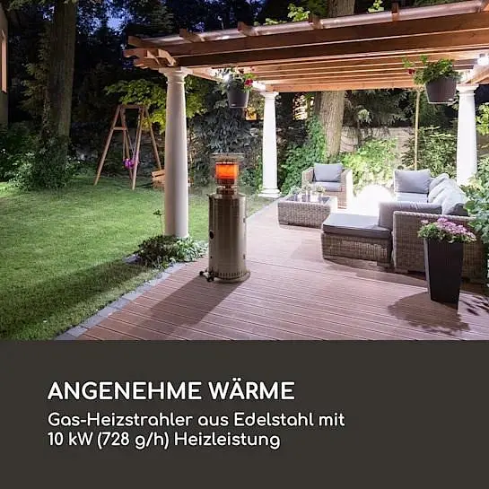 Газовий обігрівач Blumfeldt Heatwave 10 кВт (728 г/год) (10035957) - фото 7