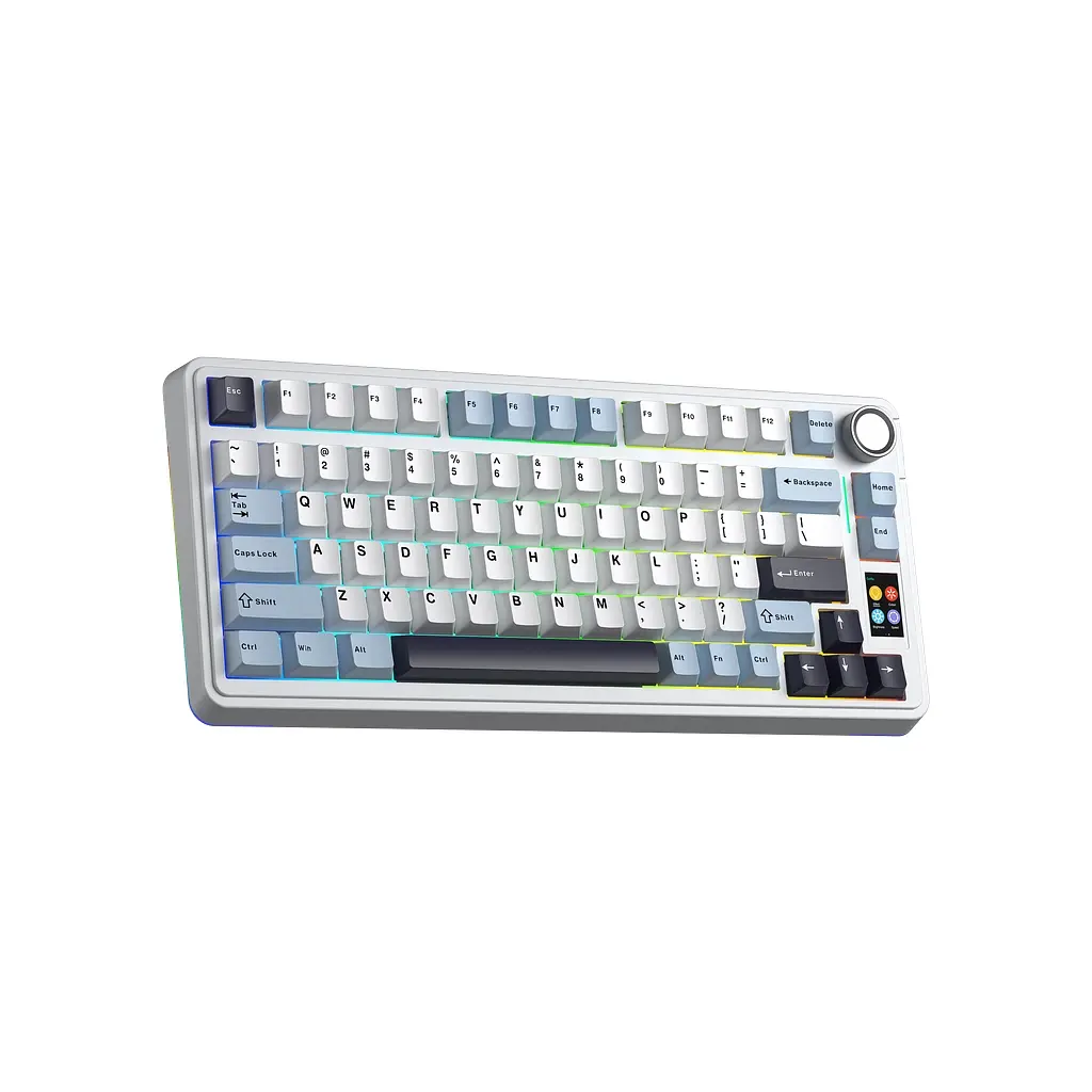 Клавіатура Aula S75 Pro Star Vector Switch Wireless/Bluetooth/USB UA White (6978080502148) - фото 4