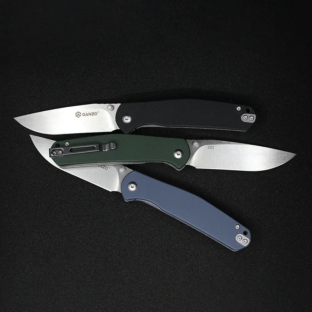 Ніж складаний Ganzo G6804 ciрий - фото 8