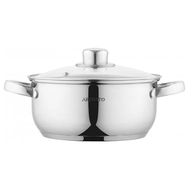Каструля Ardesto Gemini Gourmet, зі скляною кришкою, 2,6 л (AR1926BC) - фото 3