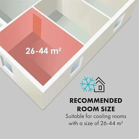 Кондиціонер мобільний Klarstein Metrobreeze Miami 9000BTU (10034679) - фото 3