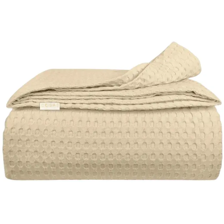 Плед покривало Cosas Avori Waffle Weave 230х240 см (Blanket_68Avori_WaffleWeave_230x240)